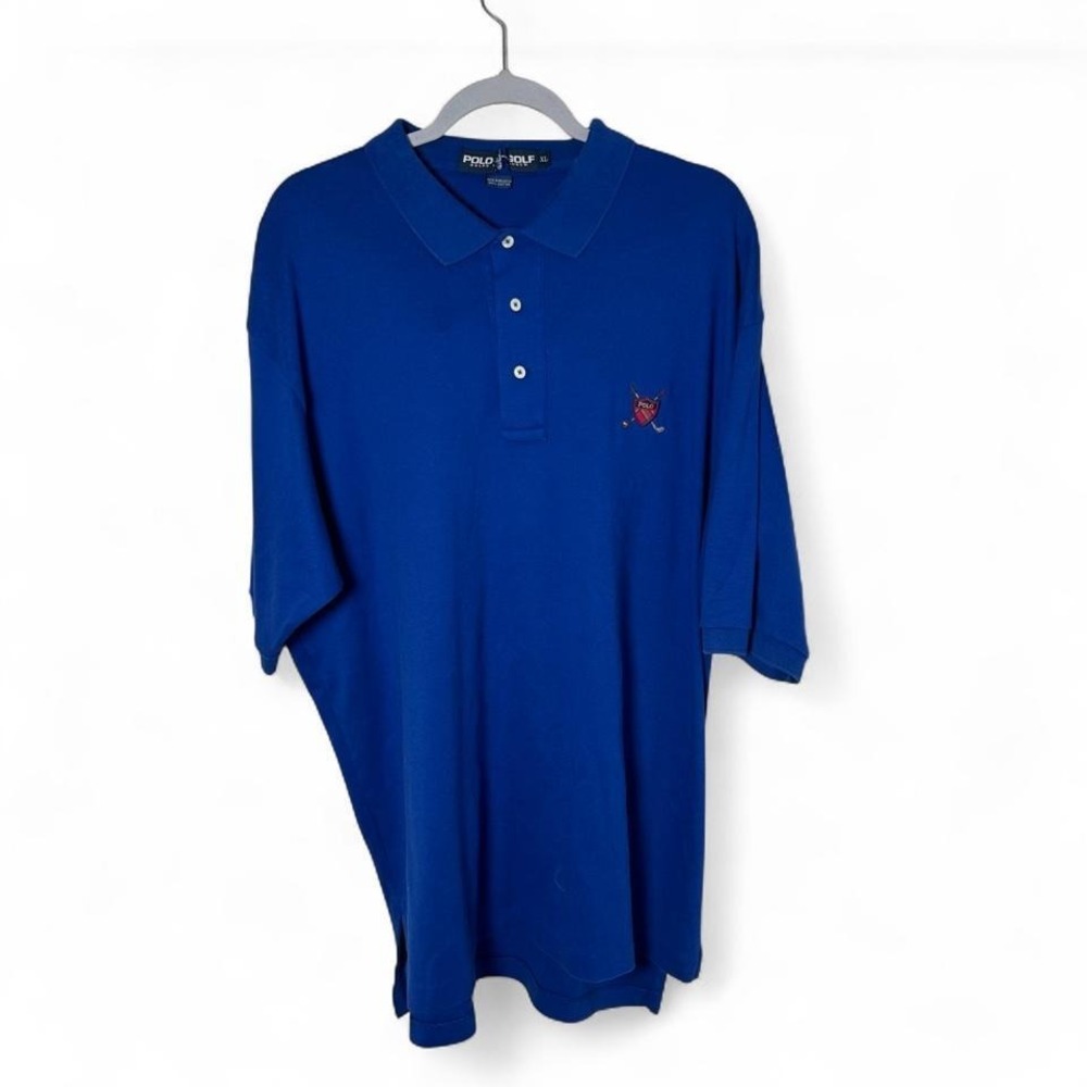 Polo Ralph Lauren blue golf polo shirt Size XXL #golfwear #preppy